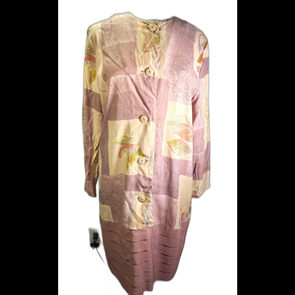 K. C. Spencer Dress Size 10 Vintage 80's English Garden Soft Feminine Dress